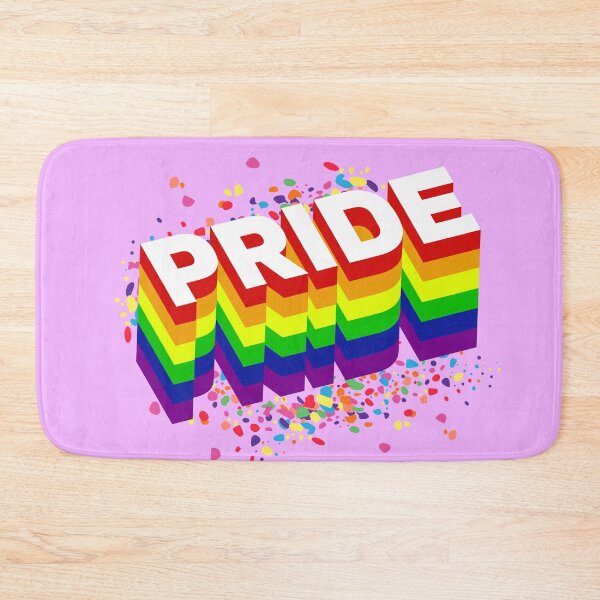 Item preview, Pride Exploding - Rainbow Stacked 'PRIDE'	 designed and sold by Sir Meow Meow.