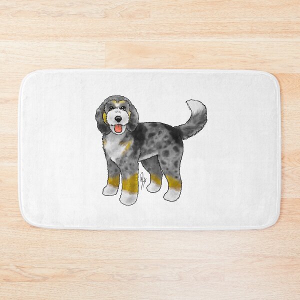 Item preview, Bernadoodle - Blue Merle designed and sold by Jennifer Stolzer.