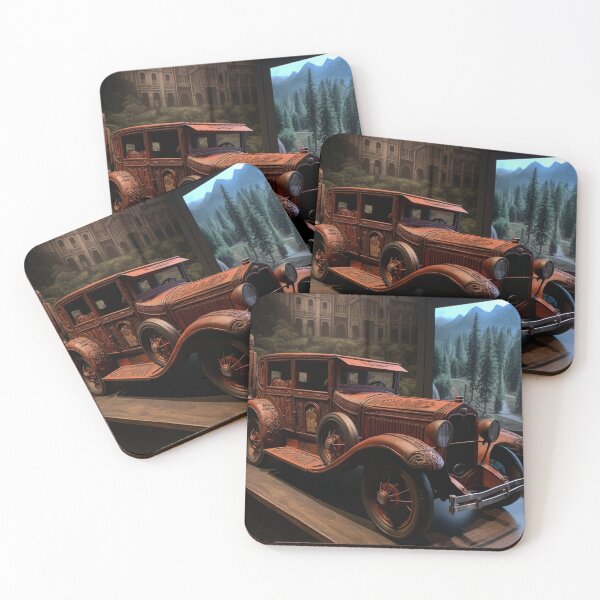 Item preview, "Horror-Inspired Gothic Car"-southern gothic-inspired car art 8k 3D presentation. designed and sold by WhiteWolfe0127.