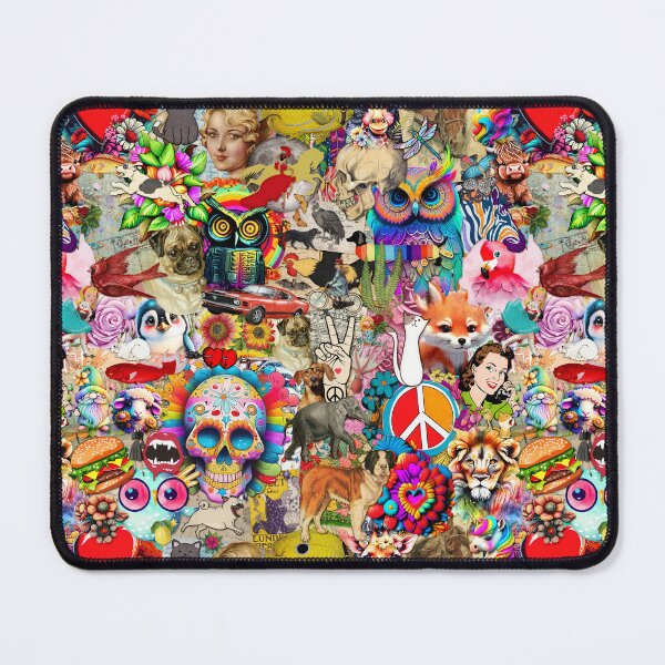 Item preview, Bright Kitschy Stickerbomb designed and sold by stringtheories.