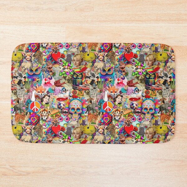 Item preview, Bright Kitschy Stickerbomb designed and sold by stringtheories.