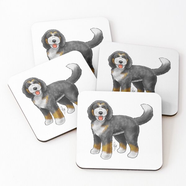 Item preview, Bernadoodle - Tricolor designed and sold by Jennifer Stolzer.