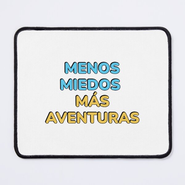 Item preview, Menos miedos, más aventuras - Spanish motivational designed and sold by Inspirationmotivation.