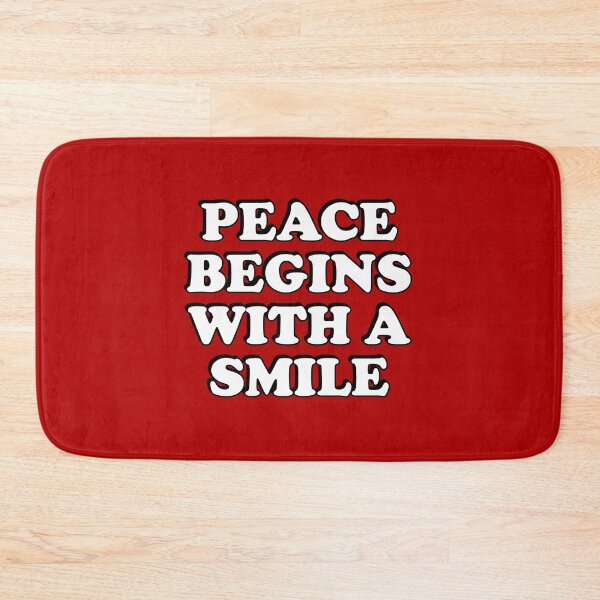 Item preview, Peace Begins With A Smile designed and sold by Inspirationmotivation.
