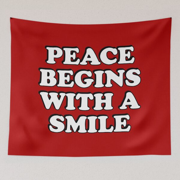 Item preview, Peace Begins With A Smile designed and sold by Inspirationmotivation.
