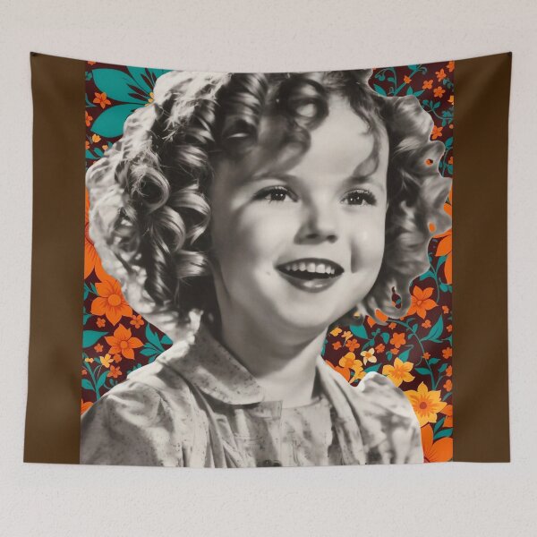 Item preview, Shirley Temple Vintage Flowers designed and sold by Retro Salt.