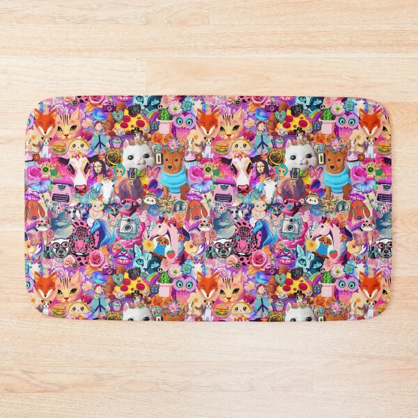 Item preview, Bright Kitschy Stickerbomb designed and sold by stringtheories.