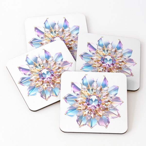 Item preview, Rainbow crystal flower designed and sold by CreativeNxt.