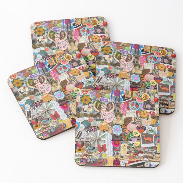 Item preview, Bright Kitschy Stickerbomb designed and sold by stringtheories.