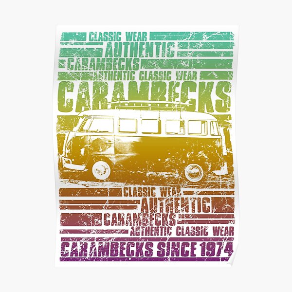 Vw Classic Posters | Redbubble