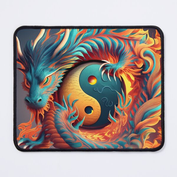 Item preview, Yin Yang Dragon 2024, element fire  designed and sold by Riddle21st.