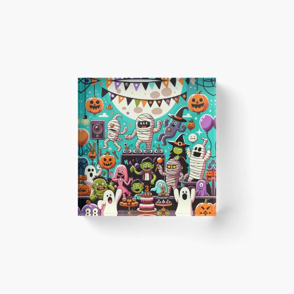 Item preview, Monstrous Halloween Bash designed and sold by Newpixelland.