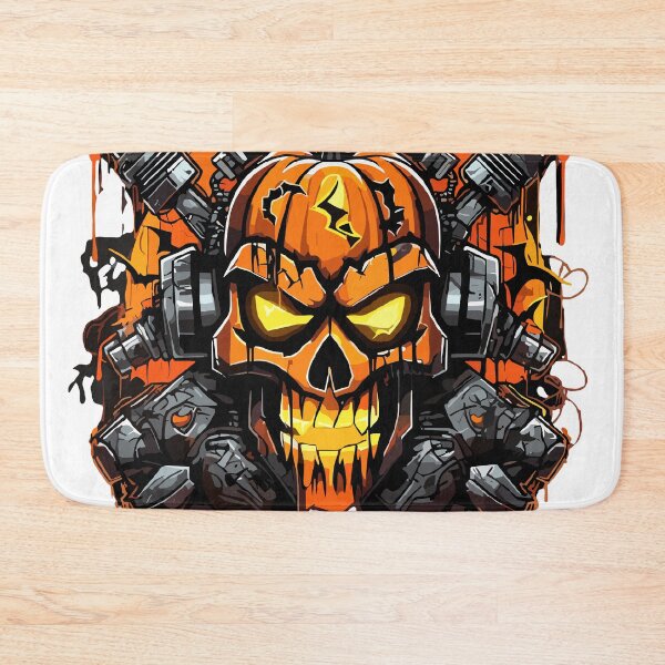 Item preview, The Cyberpunk Pumpkin Skull, with headset. designed and sold by LucianSilas.