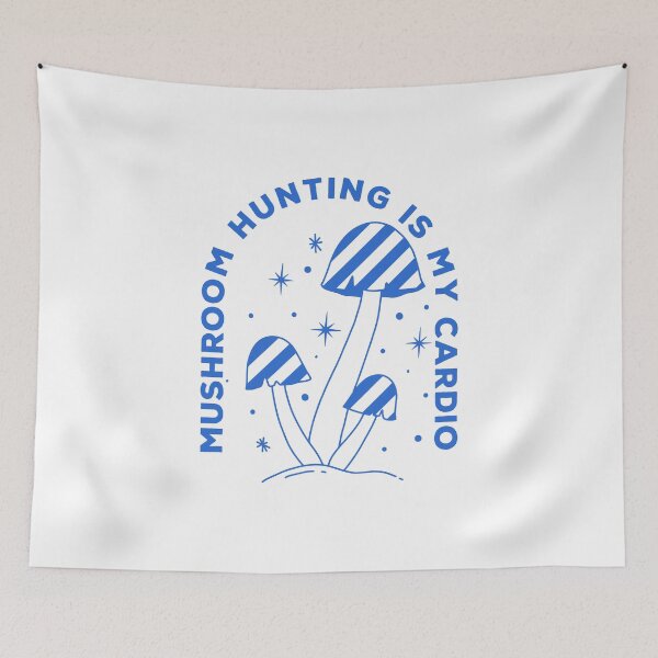 Item preview, Funny Mushroom Hunting is My Cardio Cottagecore designed and sold by wingstar.