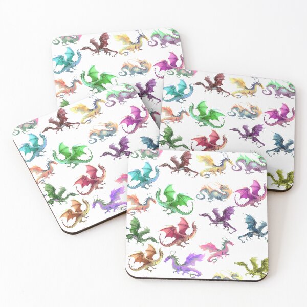 Item preview, Colorful Dragons designed and sold by emmamemmamu.