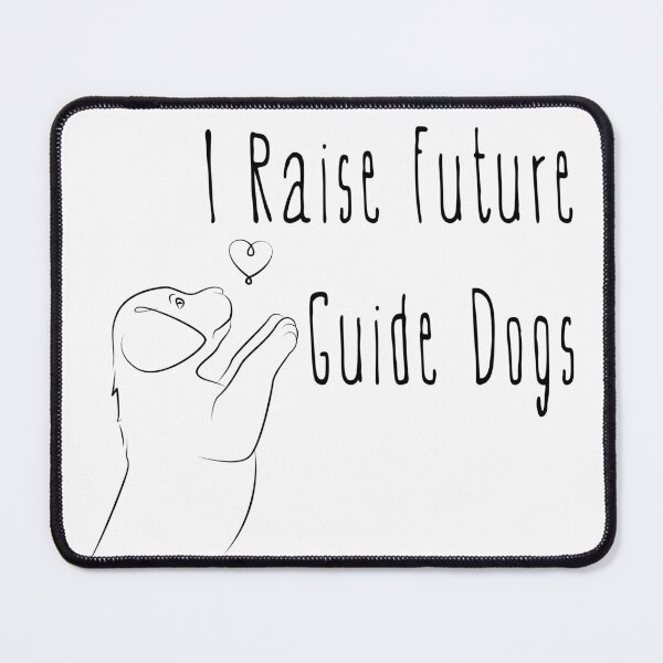 Item preview, I Raise Future Guide Dogs - Labrador Puppy Heart - Guide Dog For The Blind - Dog Training - Working Dog - Black Design for Light Background designed and sold by SayWhatYouFeel.