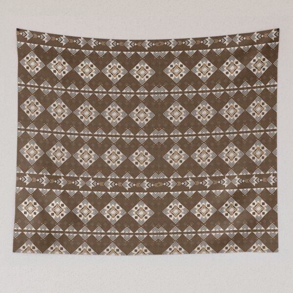 Item preview, Ethnic Pattern Mix Brown Color Eliment designed and sold by Full4Energy.