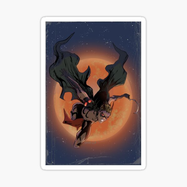 Teen Satan Devil Boy Attacks Sticker