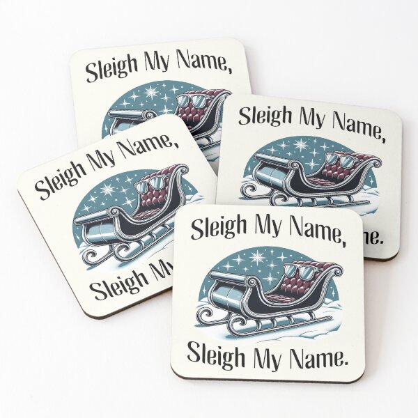 Item preview, Sleigh My Name - Cool Yuletide Ride designed and sold by ZenEverAI.