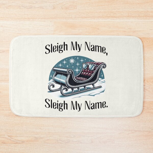 Item preview, Sleigh My Name - Cool Yuletide Ride designed and sold by ZenEverAI.