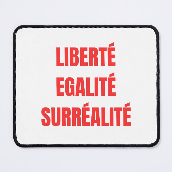 Item preview, "liberté, egalité, surréalité" (crimson red) designed and sold by jennifersmind.