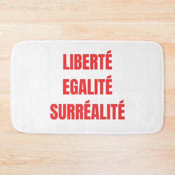 Item preview, "liberté, egalité, surréalité" (crimson red) designed and sold by jennifersmind.