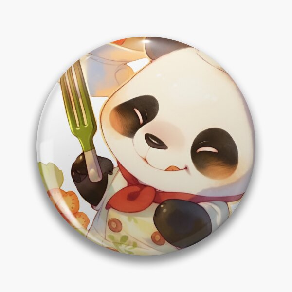 Item preview, Funny Cartoon Cute Friendly Panda Chef designed and sold by cArtToonShop.