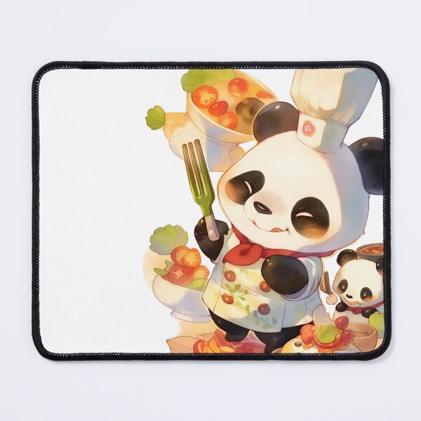 Item preview, Funny Cartoon Cute Friendly Panda Chef designed and sold by cArtToonShop.