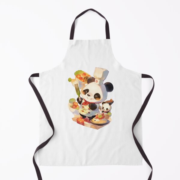 Item preview, Funny Cartoon Cute Friendly Panda Chef designed and sold by cArtToonShop.