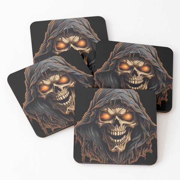 Item preview, Halloween Skull Reaper designed and sold by sixblackroses.