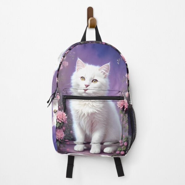 Item preview, Cat with Roses - Modern Digital Art designed and sold by Ai-michiart.
