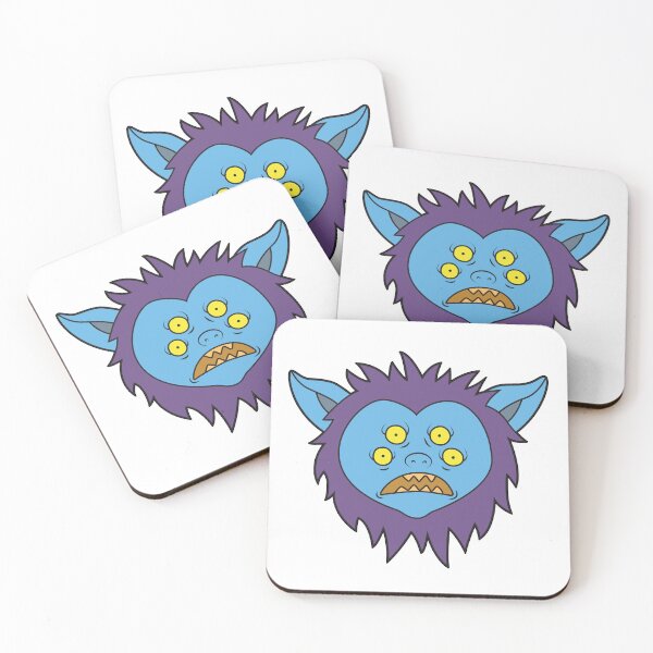Item preview, MUNSTA - Surprised Blue Monster designed and sold by OWLSTANDING.