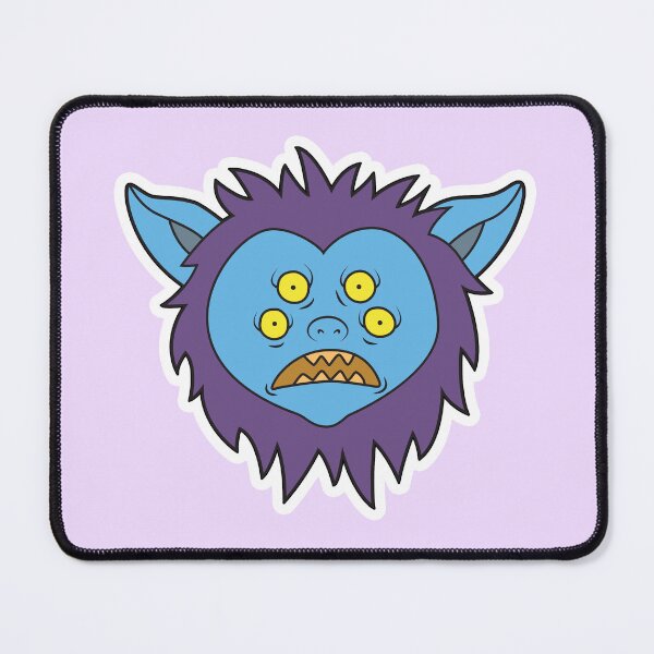 Item preview, MUNSTA - Surprised Blue Monster designed and sold by OWLSTANDING.