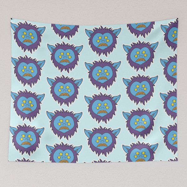 Item preview, MUNSTA - Surprised Blue Monster designed and sold by OWLSTANDING.