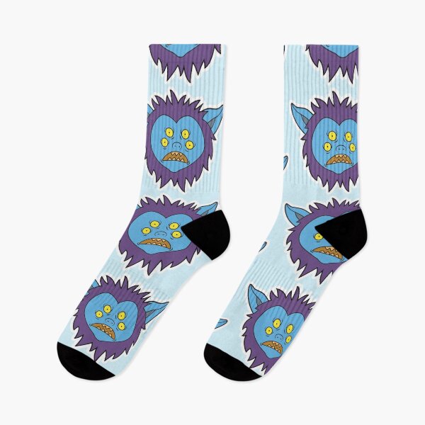 Item preview, MUNSTA - Surprised Blue Monster designed and sold by OWLSTANDING.