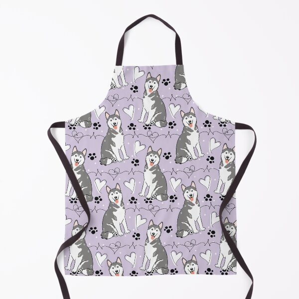 Item preview, Love Gray White Siberian Husky Dog 2 designed and sold by Lulupainting.