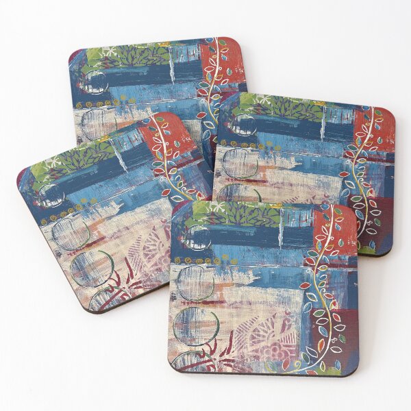 Item preview, Fall Leaves Abstract Patchwork designed and sold by DanaLButler.
