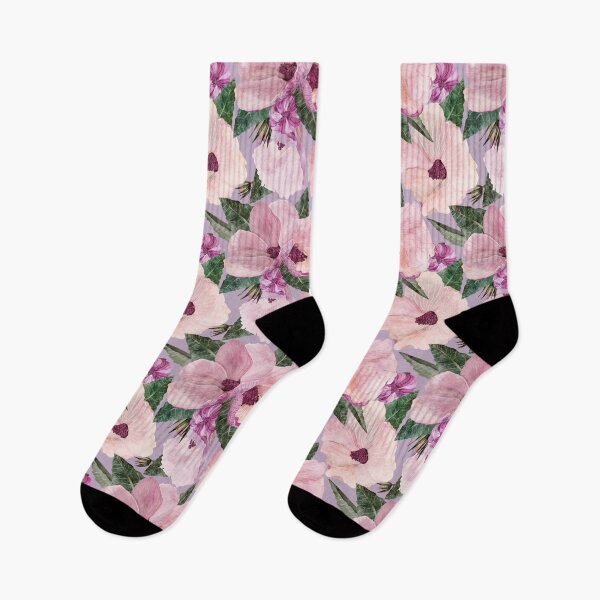 Item preview, Vintage Wild Australian Hibiscus Blooms designed and sold by Sketchbook Designs.