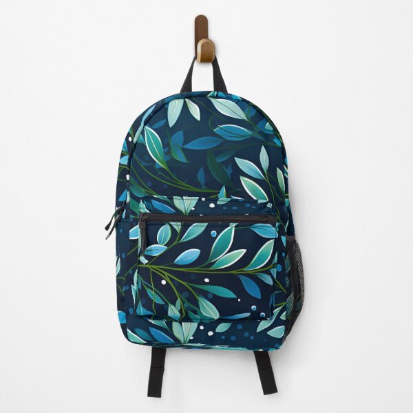 Item preview, Seamless Pattern with Green and Blue Gum Leaves designed and sold by overheadclick.