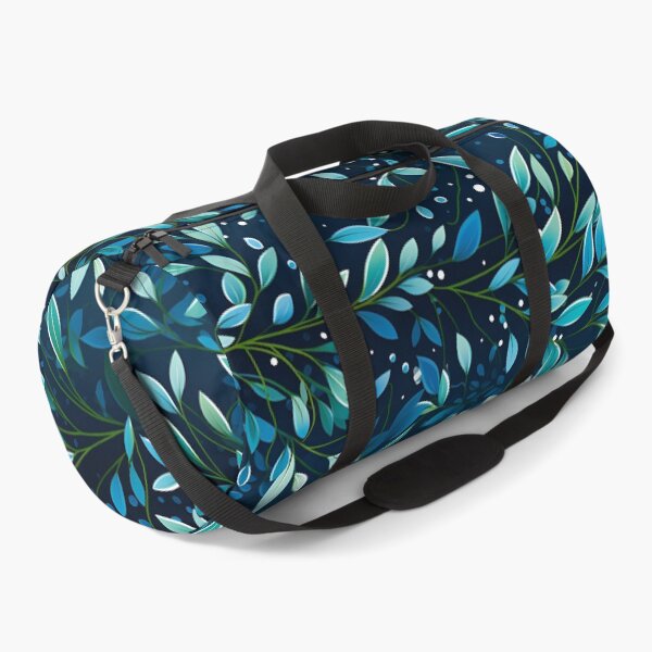 Item preview, Seamless Pattern with Green and Blue Gum Leaves designed and sold by overheadclick.