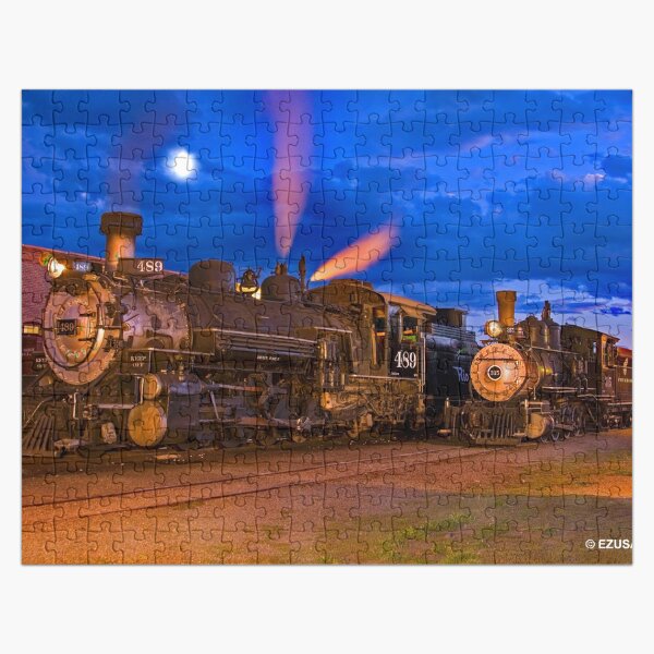 Item preview, For Your Puzzling Pleasure: The 1,000 Piece Challenge ~ Comes In A Metal Gift/Storage Box. Also, It's “TIME” To Check Out The Matching 10.25” Wall Clock. designed and sold by MoreEZUSA-Here.