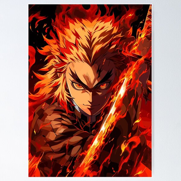 Demon Slayer Painting Wall Poster  High Quality Anime Scroll Poster –  OTAKUSTORE