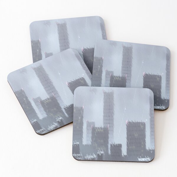 Item preview, Rainy Grey Cityscape  designed and sold by Ellia Arts.