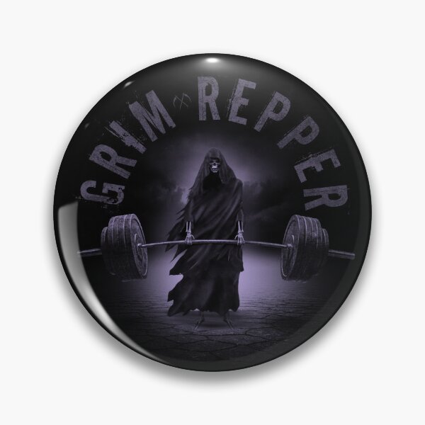 Item preview, Grim "Repper" Weight Training Violent Violet designed and sold by Darron Vanover.