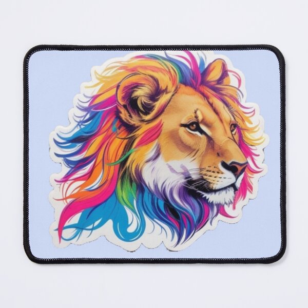 Item preview, colorful lion designed and sold by Lolpopy.