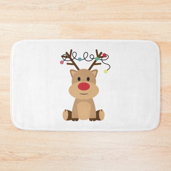 Item preview, Cute Reindeer with Fairy Lights: Festive Christmas Design designed and sold by Geek-Attitude.