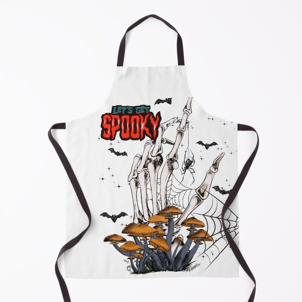 Item preview, Halloween: Let's Get Spooky! Skeleton Hand Out of Ground, Bats Flying Overhead designed and sold by TaraTs.