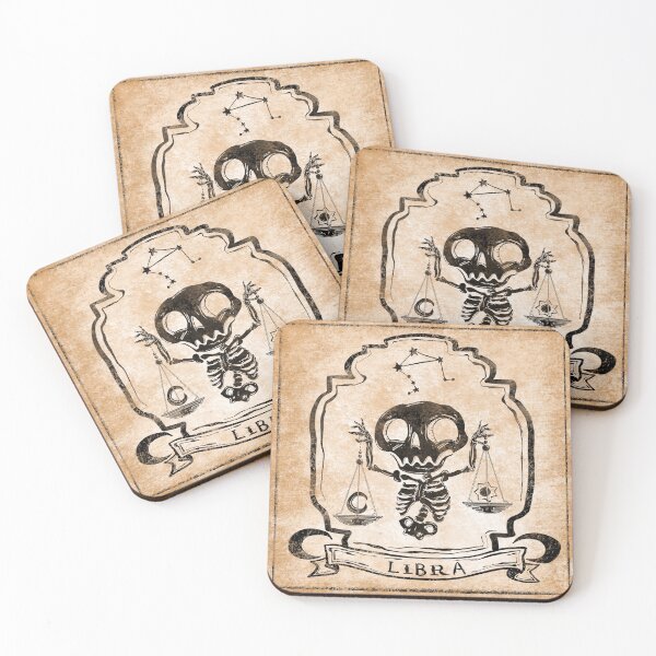 Item preview, Libra Sign Astrology Skeleton Scale designed and sold by BatXBone.