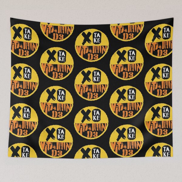 Item preview, Urban Art Happy Face | Take Vitamin D3 | Street Art Health Motivation designed and sold by pelagio.