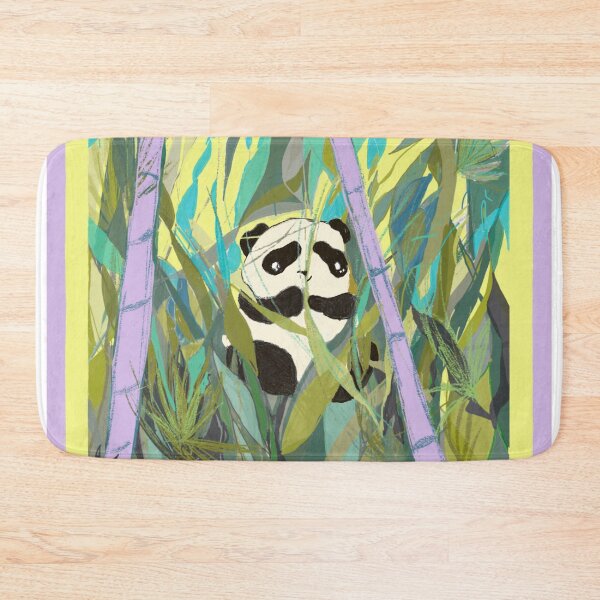 Item preview, Panda bear hiding in the bamboo grove designed and sold by K Mussack.